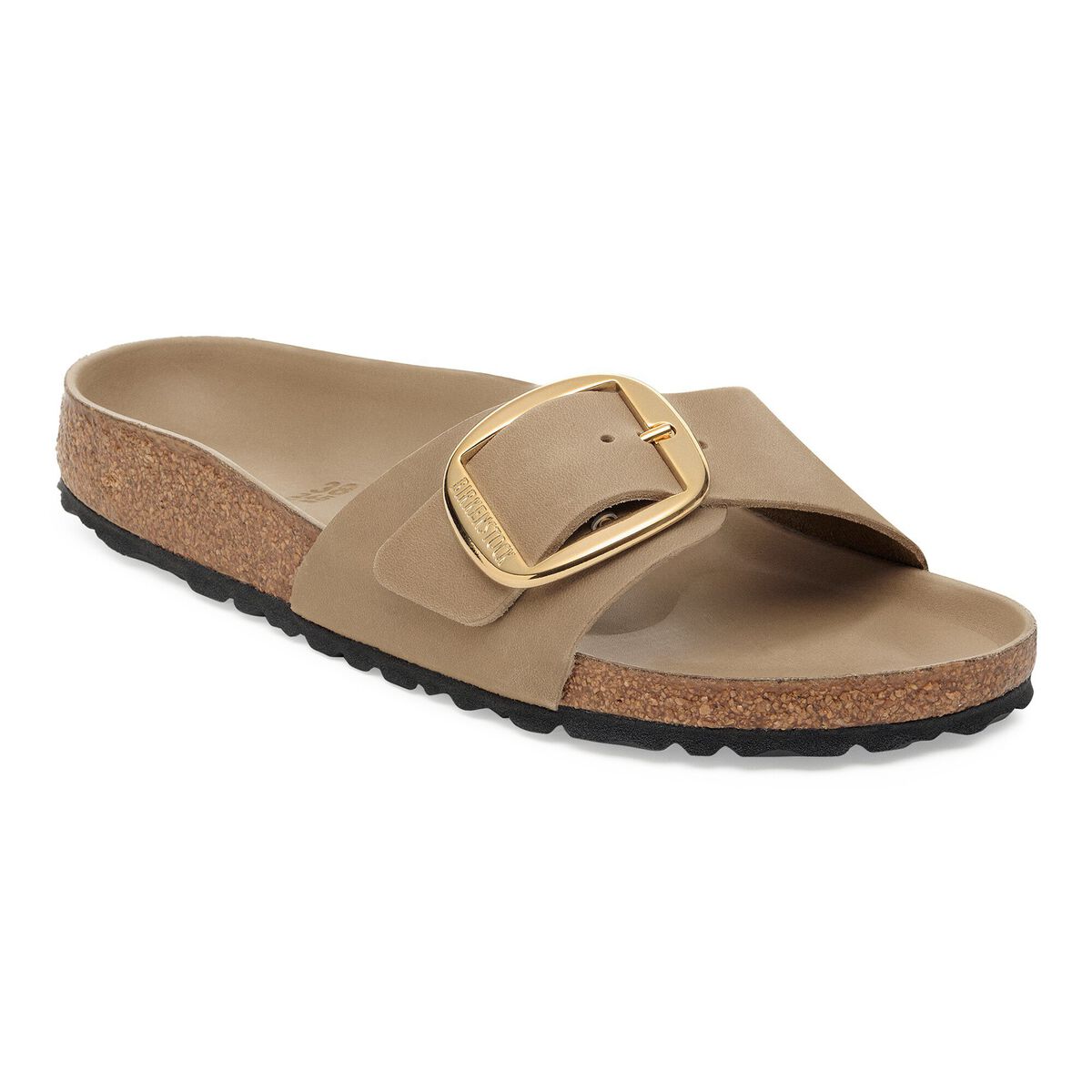 Madrid Big Buckle Natural Leather Oiled - Tabacco Brown